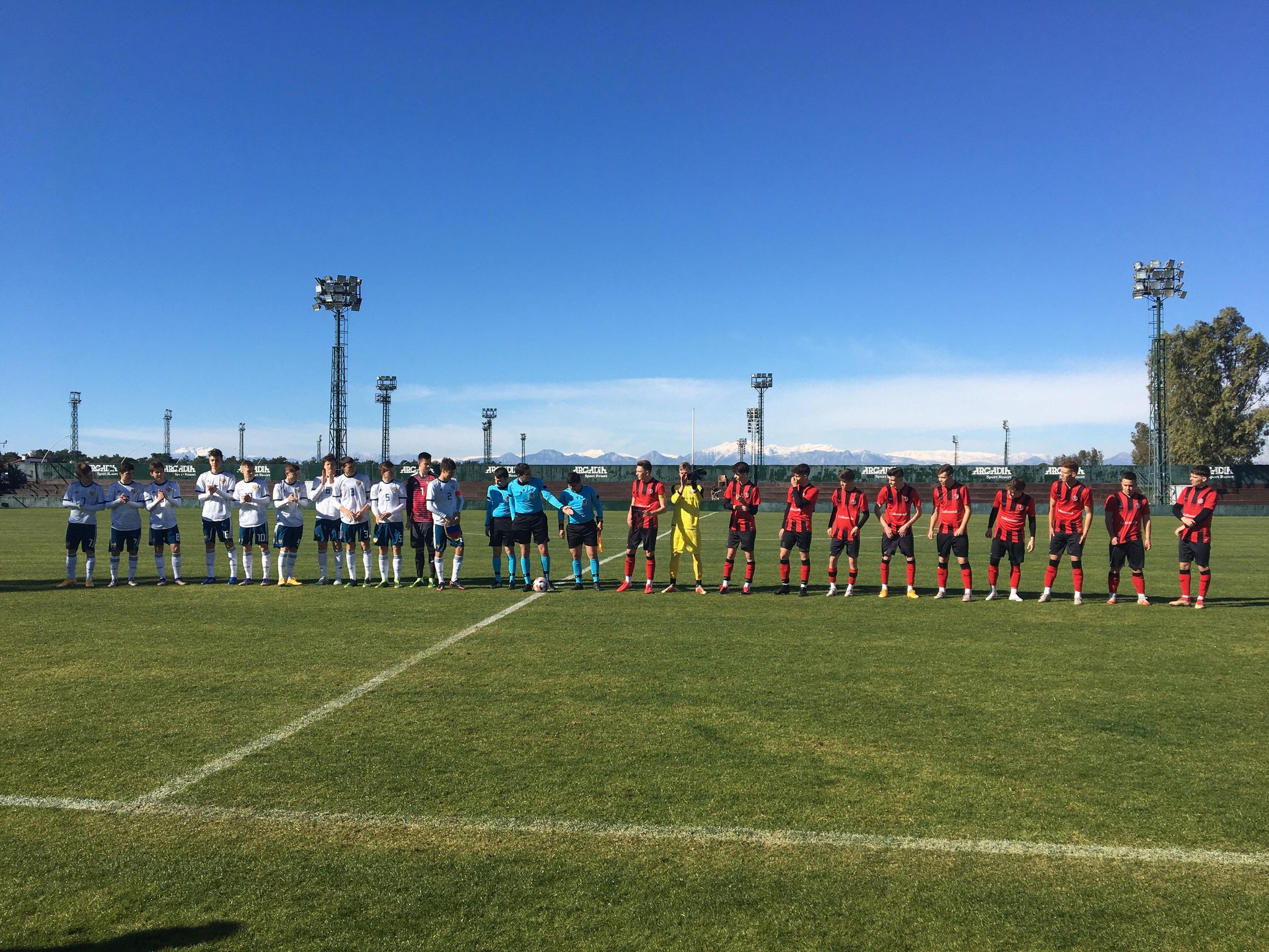 Az orosz U17 ellen játszottak