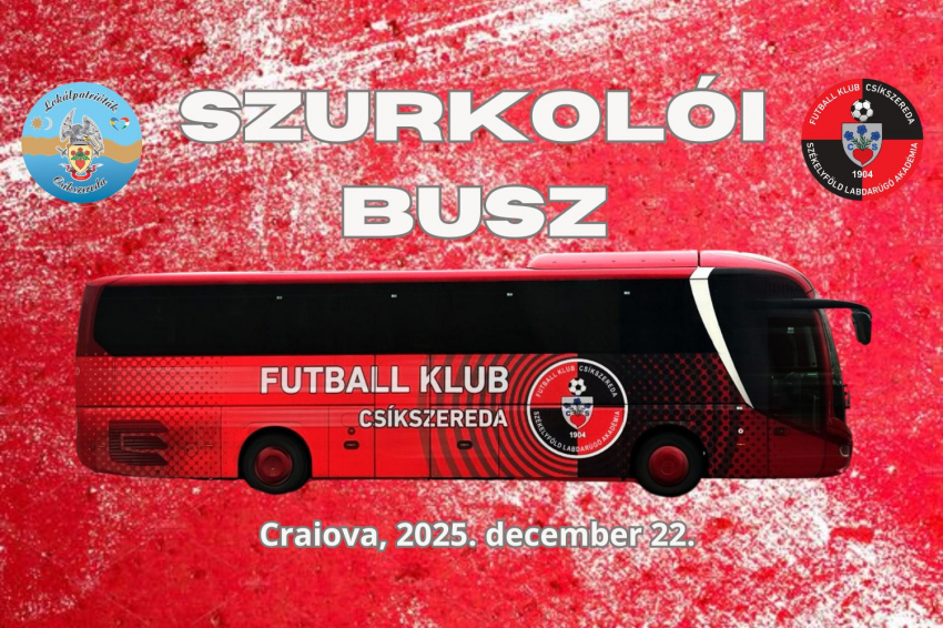 Szurkolói busz Craiovára