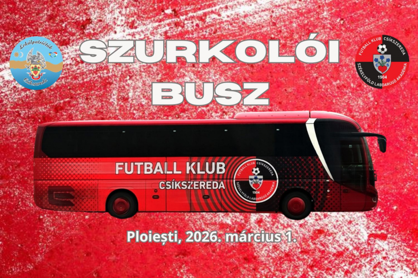 Szurkolói busz Ploiești-re